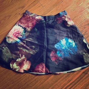 Club Monaco floral skirt